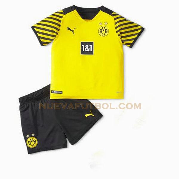 primera camiseta borussia dortmund 2021 2022 amarillo niño