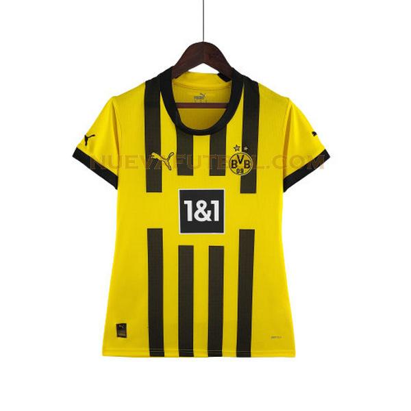 primera camiseta borussia dortmund 2022 2023 amarillo mujer