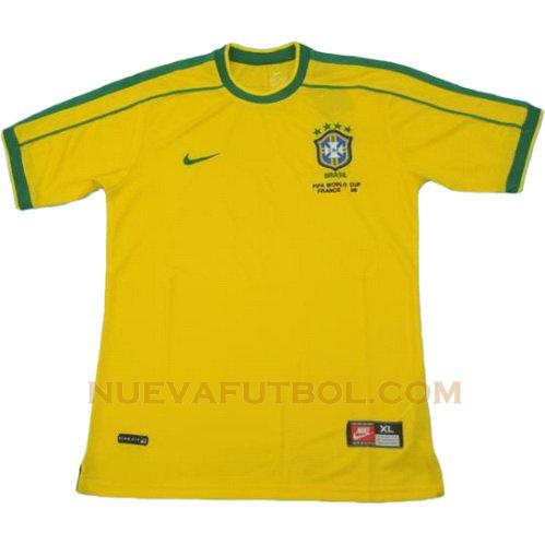 primera camiseta brasil copa mundial 1998 hombre