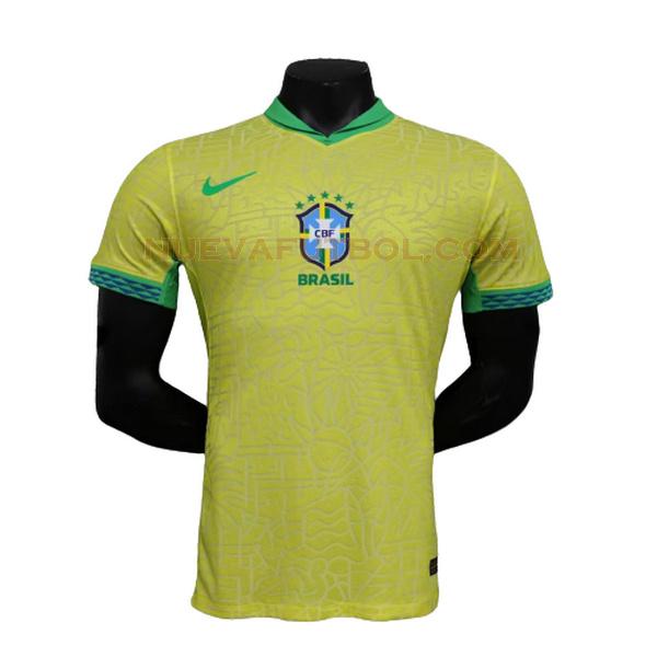 primera camiseta brasil player 2023 amarillo hombre