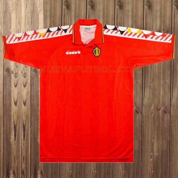 primera camiseta bélgica 1994-1996 rojo hombre