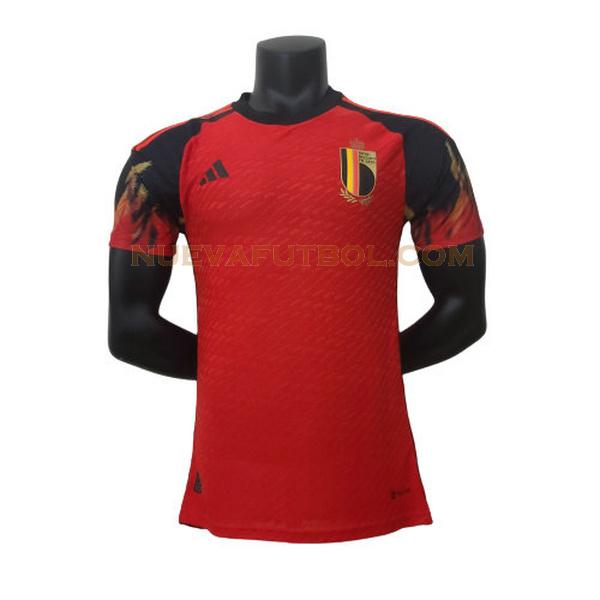 primera camiseta bélgica player 2022 rojo hombre