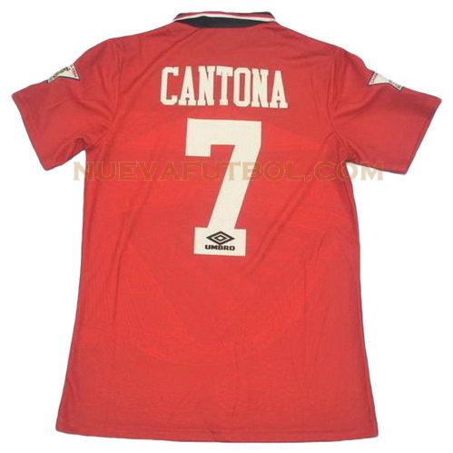 primera camiseta cantona 7 manchester united 1995-1996 hombre