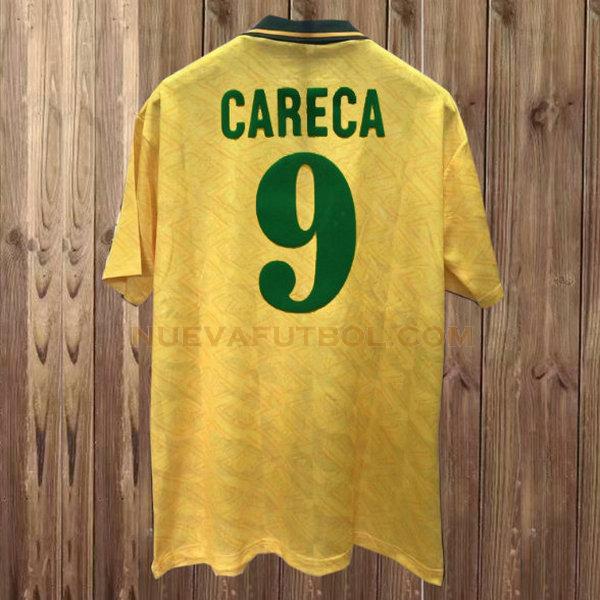 primera camiseta careca 9 brasil 1991-1993 yellow hombre