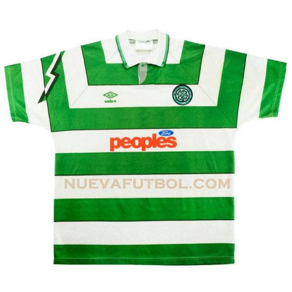 primera camiseta celtic 1991-1992 verde hombre