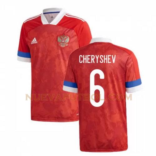 primera camiseta cheryshev 6 rusia 2020 hombre