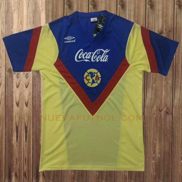primera camiseta club américa 1988-1989 yellow hombre