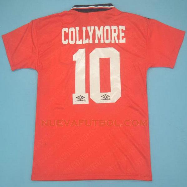 primera camiseta collymore 10 nottingham forest 1994-1996 rojo