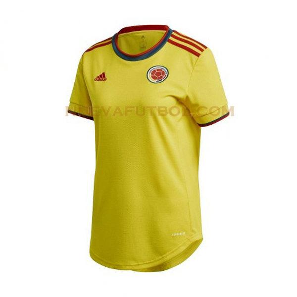 primera camiseta colombia 2021 2022 amarillo mujer
