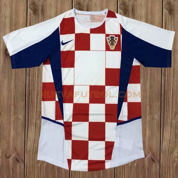primera camiseta croazia 2002 blanco hombre