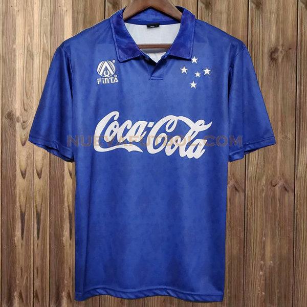 primera camiseta cruzeiro 1993-1994 azul hombre
