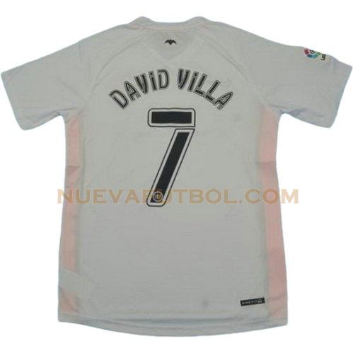 primera camiseta david villa 7 valencia 2006-2007 hombre