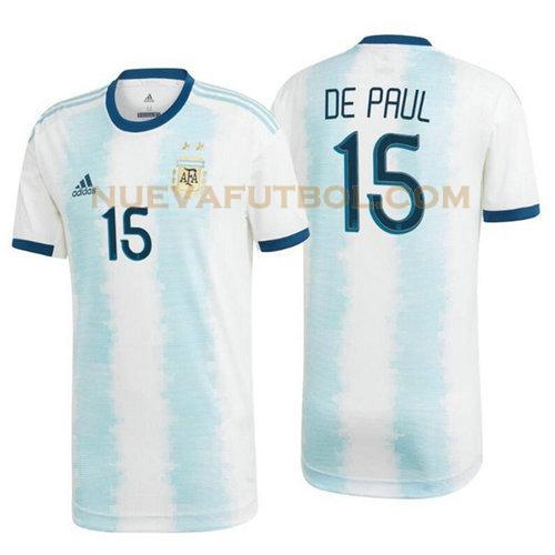 primera camiseta de paul 15 argentina 2020 hombre