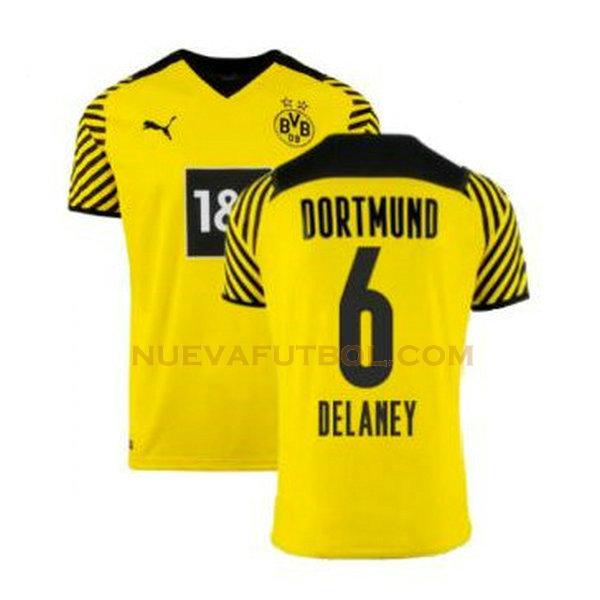 primera camiseta delaney 6 borussia dortmund 2021 2022 amarillo hombre