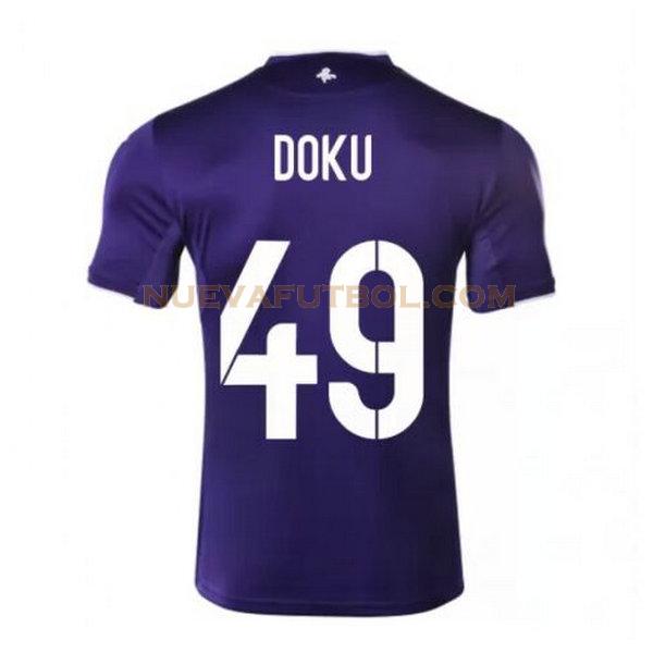 primera camiseta doku 49 anderlecht 2020-2021 púrpura hombre