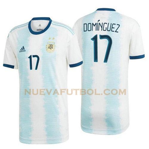 primera camiseta dominguez 17 argentina 2020 hombre