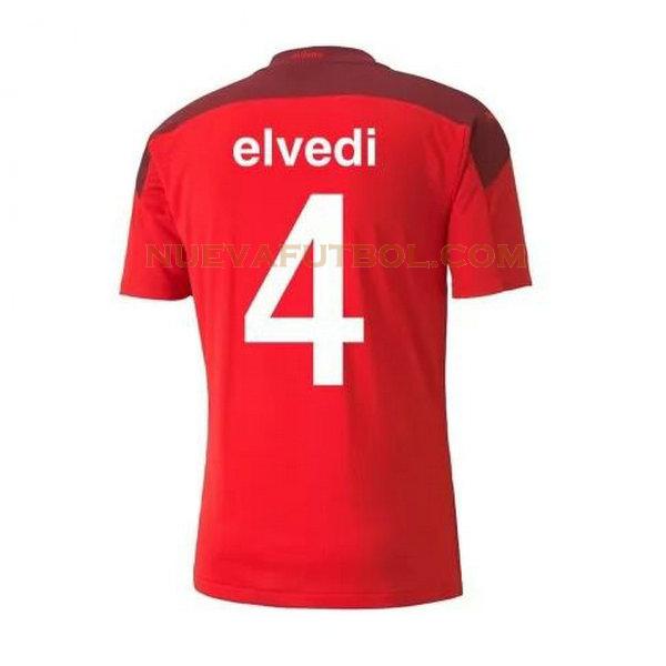 primera camiseta elvedi 4 suiza 2020-2021 rojo hombre