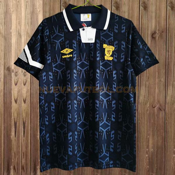 primera camiseta escocia 1991-1994 negro hombre