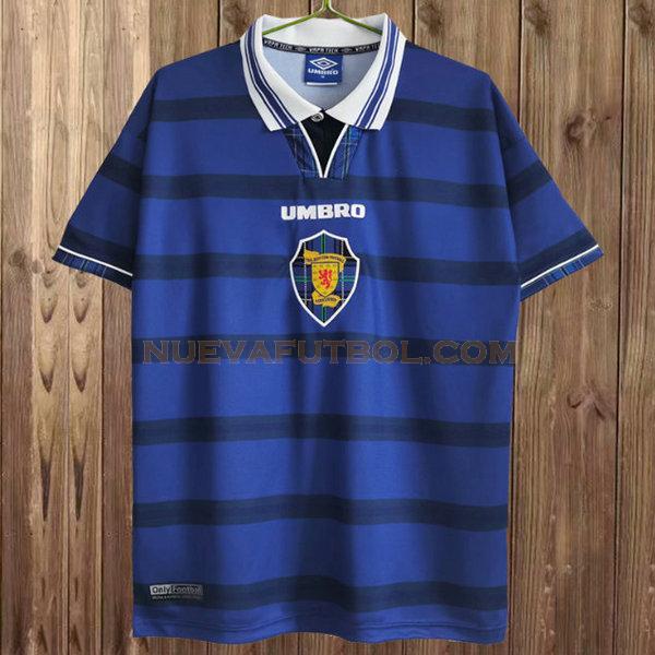 primera camiseta escocia 1998-2000 azul hombre