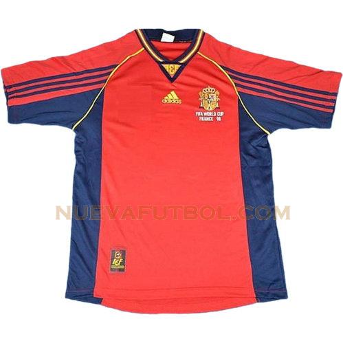 primera camiseta españa copa mundial 1998 hombre