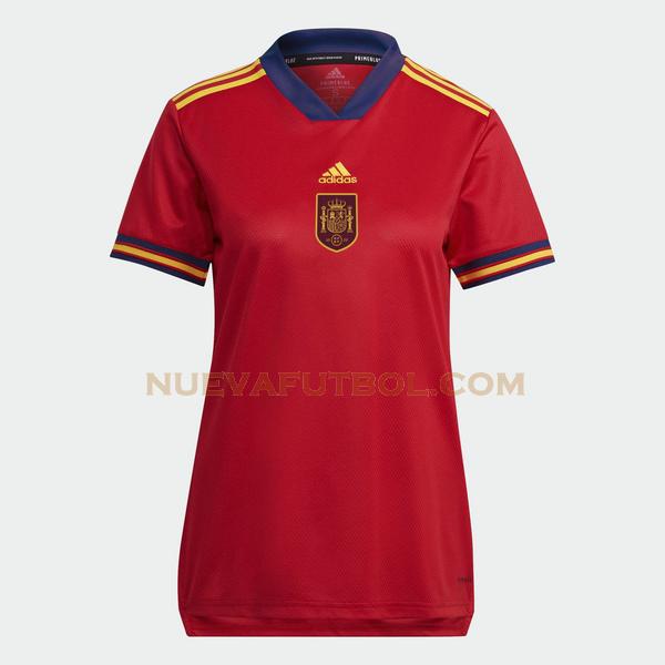 primera camiseta españa euro 2022 rojo mujer