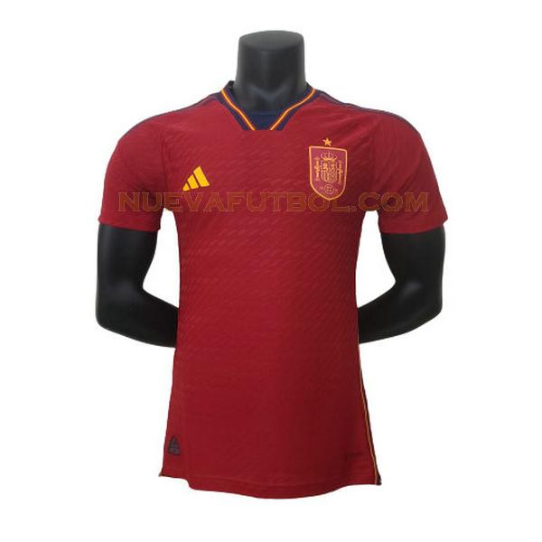 primera camiseta españa player 2022 rojo hombre