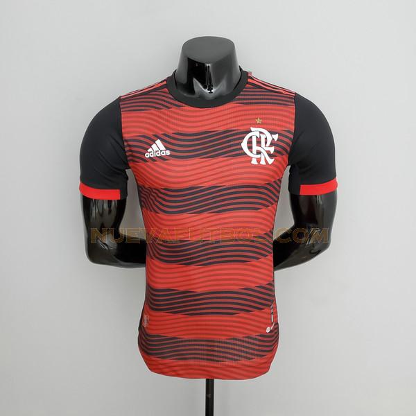 primera camiseta flamengo player 2022 2023 rojo negro hombre