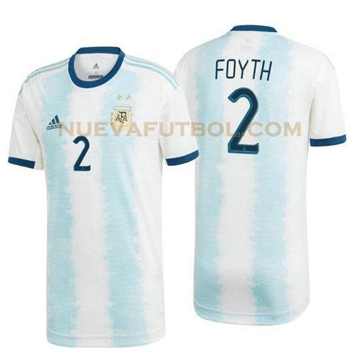 primera camiseta foyth2 argentina 2020 hombre