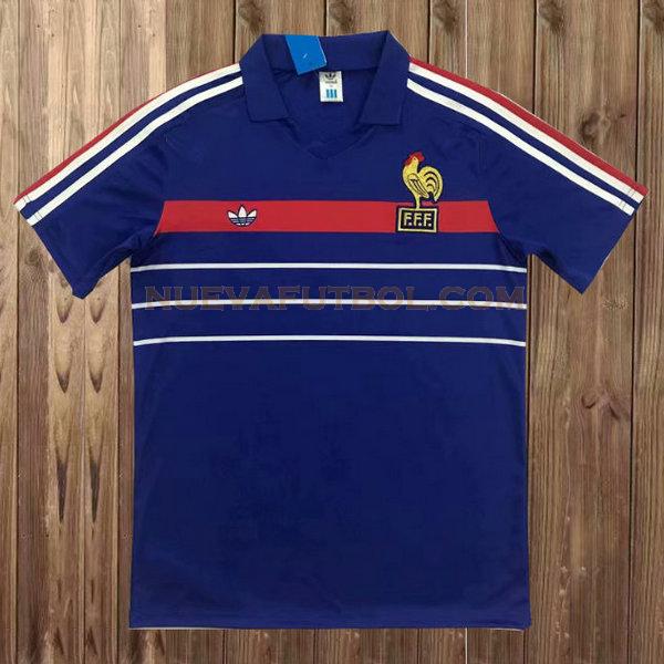 primera camiseta francia 1984 azul hombre