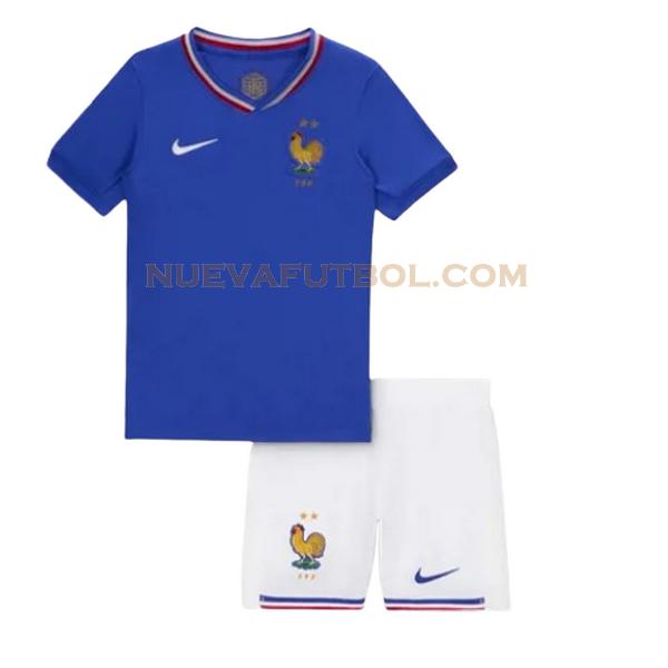 primera camiseta francia 2024 azul niño
