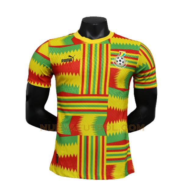 primera camiseta ghana player 2023 amarillo hombre