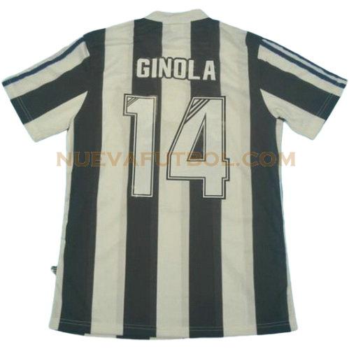 primera camiseta ginola 14 newcastle united 1995-1997 hombre