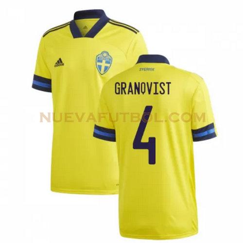 primera camiseta granqvist 4 suecia 2020 hombre