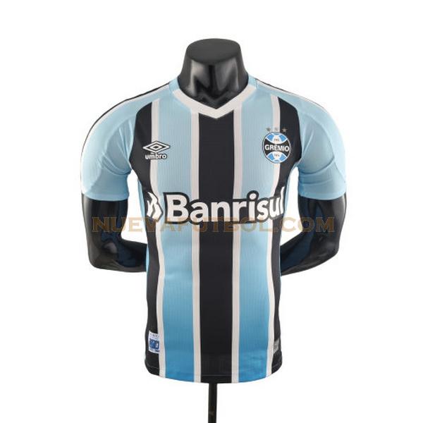 primera camiseta grêmio fbpa player 2022 2023 azul negro hombre