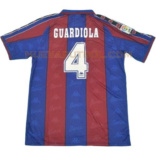 primera camiseta guardiola 4 barcelona 1996-1997 hombre