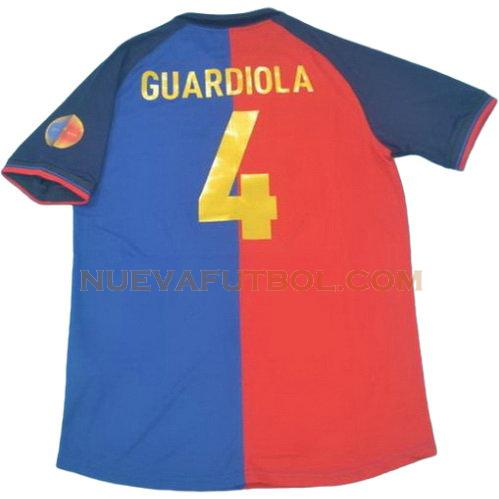 primera camiseta guardiola 4 barcelona 1999-2000 hombre