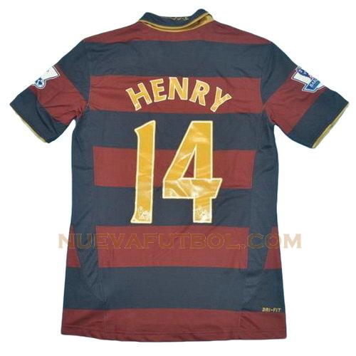 primera camiseta henry 14 arsenal 2007-2008 hombre