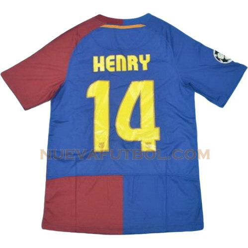 primera camiseta henry 14 barcelona 2008-2009 hombre