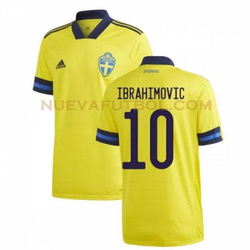 primera camiseta ibrahimovic 10 suecia 2020 hombre