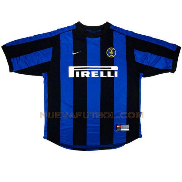 primera camiseta inter milan 1999-2000 azul hombre