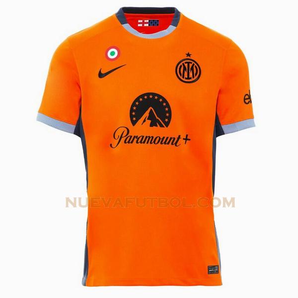primera camiseta inter milan 2023 2024 naranja hombre