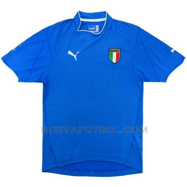 primera camiseta italia 2003 azul hombre