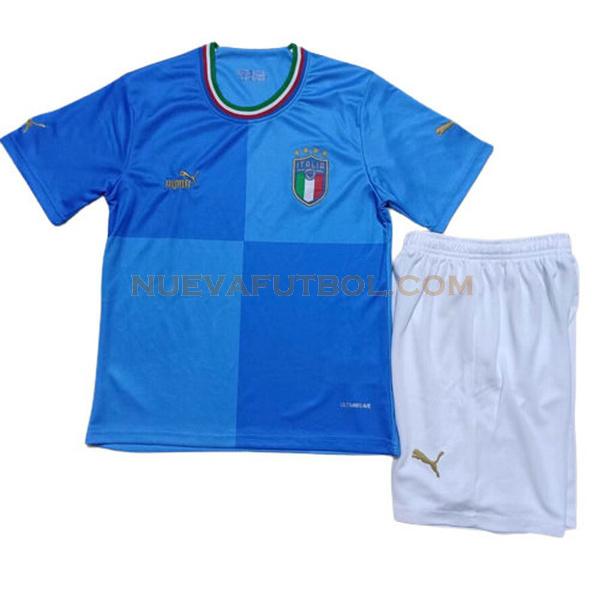 primera camiseta italia 2022 2023 azul niño