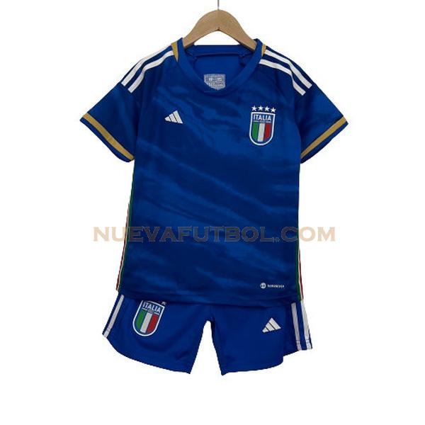primera camiseta italia 2023 azul niño