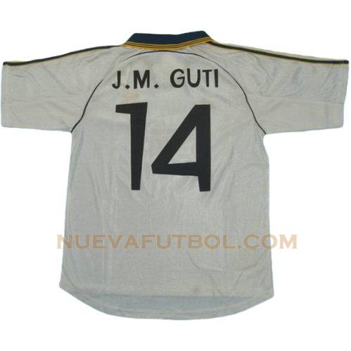 primera camiseta j.m. guti 14 real madrid 1999-2000 hombre