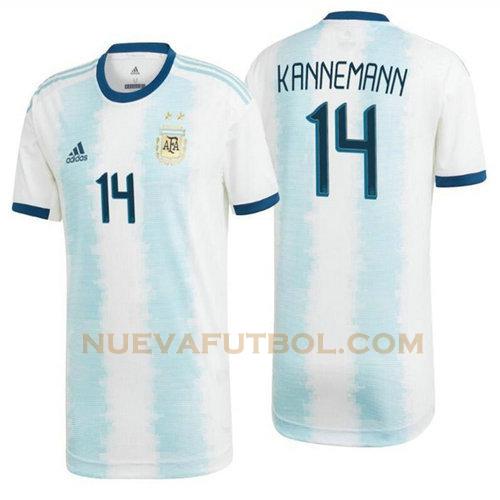 primera camiseta kannemann 14 argentina 2020 hombre