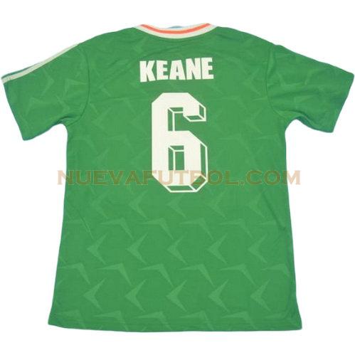 primera camiseta keane 6 irlanda 1990-1992 hombre
