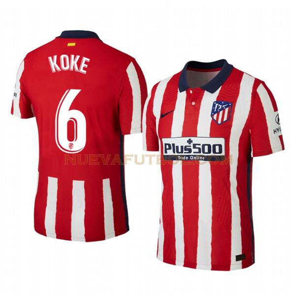 primera camiseta koke 6 atletico madrid 2020-21 hombre