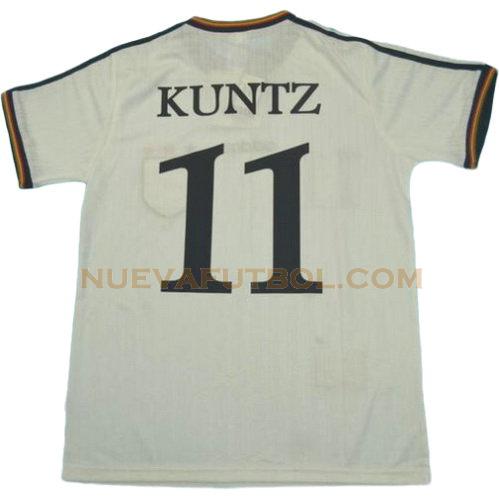 primera camiseta kuntz 11 alemania 1996 hombre