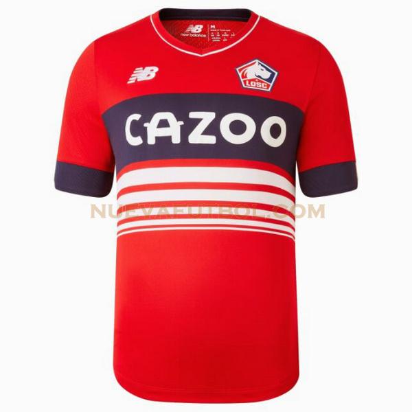 primera camiseta lille osc 2022 2023 rojo hombre
